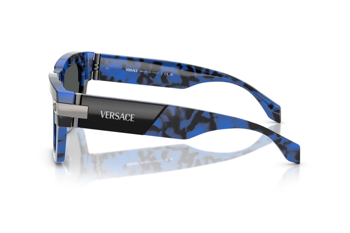 Versace Sunglasses VE4464 545887 52mm Havana Blue / Dark Grey Lens