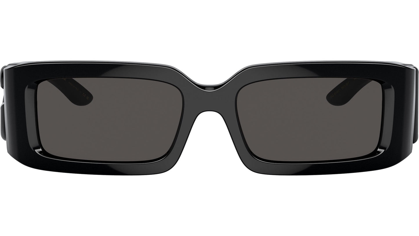 Dolce & Gabbana Sunglasses DG6197 50187 53mm Black / Dark Grey Lens