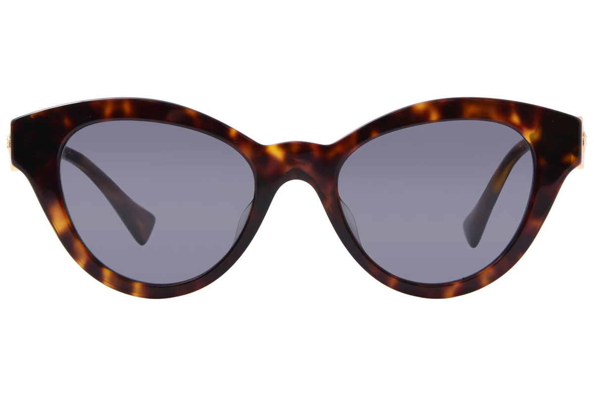 Versace Sunglasses VE4435F 10887 52mm Havana / Dark Grey Lens