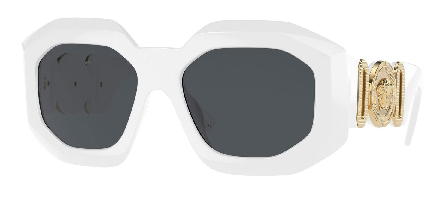 Versace Sunglasses VE4424U 31487 56mm White / Dark Grey Lens