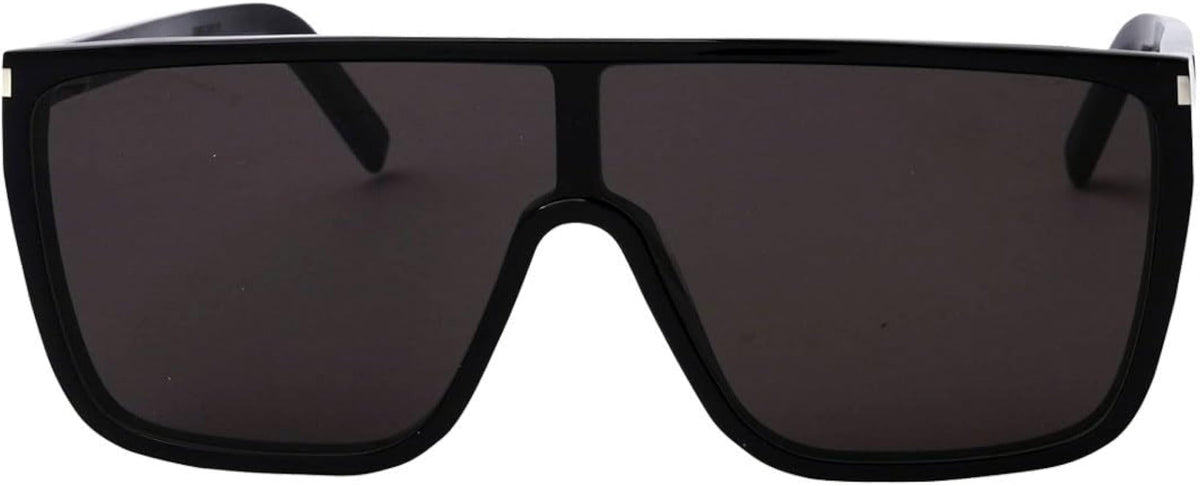 Saint Laurent SL364-MASKACE 001 99mm Sunglasses Black / Dark Grey Solid Lens - image 2