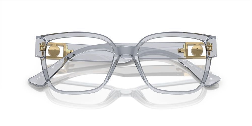 Versace Eyeglasses VE3329B 5305 52mm Transparent Grey / Demo Lens