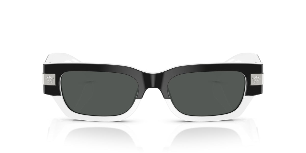 Versace Sunglasses VE4465 545987 53mm Top black white / Dark Gray Lens