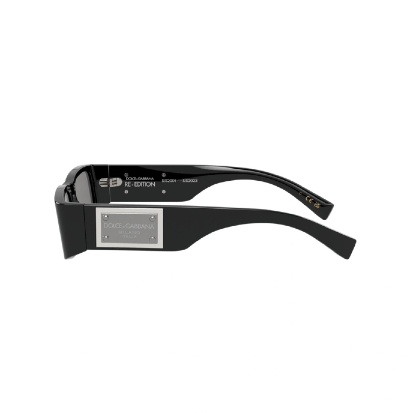 Dolce & Gabbana Sunglasses DG4444 501-87 55mm Black / Dark Grey Lens