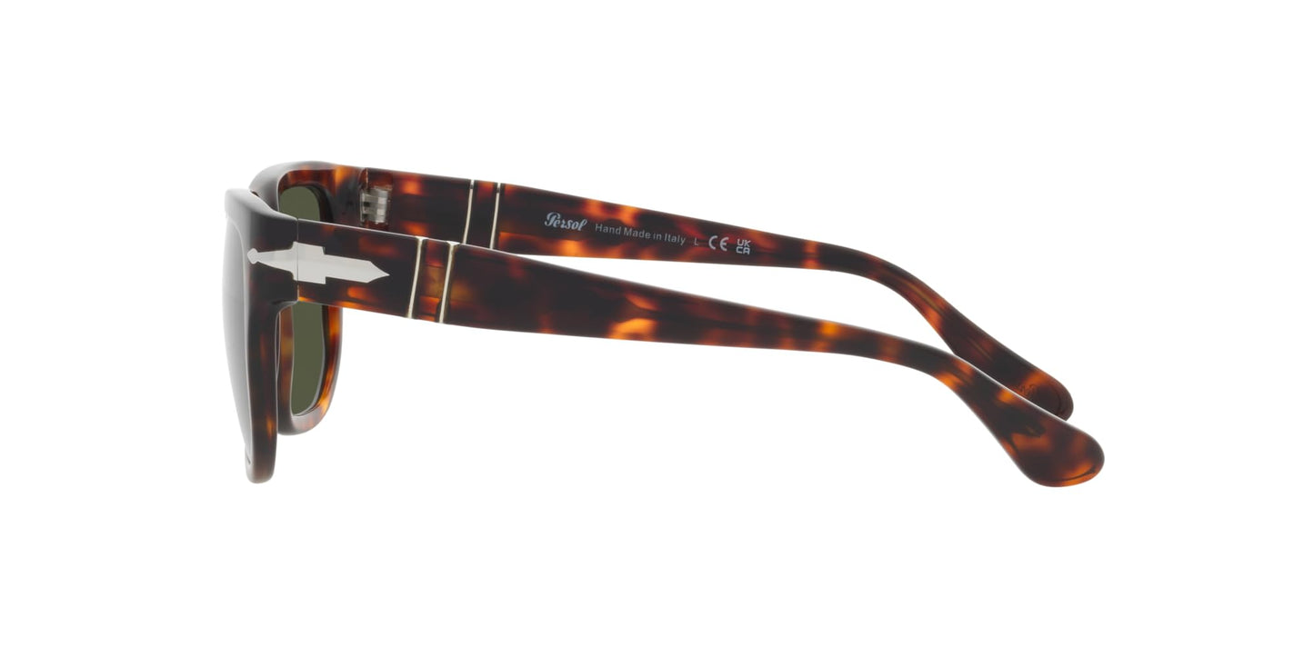 Persol Sunglasses PO3306S 24/31 55mm Havana / Green Lens