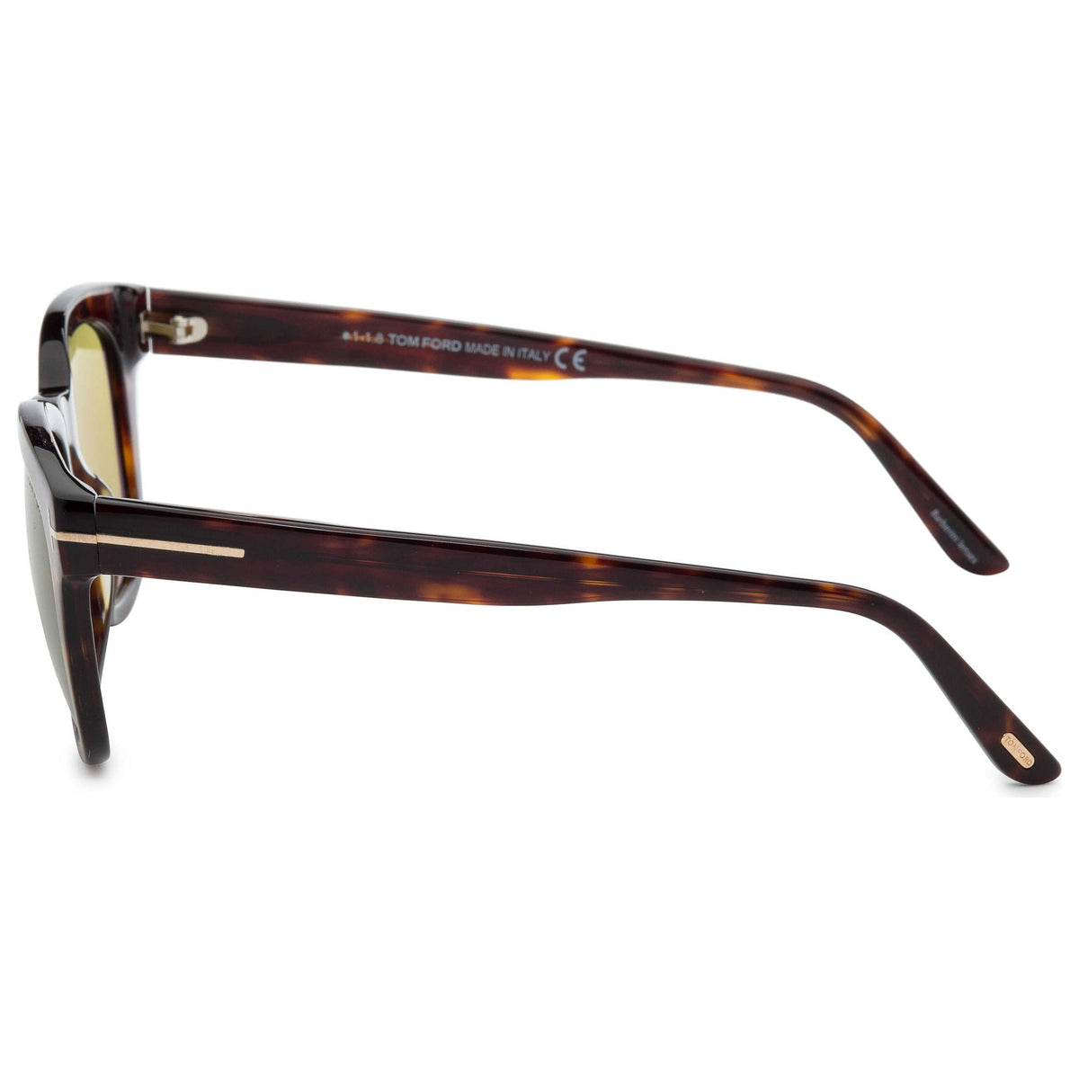 Tom Ford TF676-EUGENIO 52N-TFL 52mm Sunglasses Dark Havana / Green Solid Lens - image 2