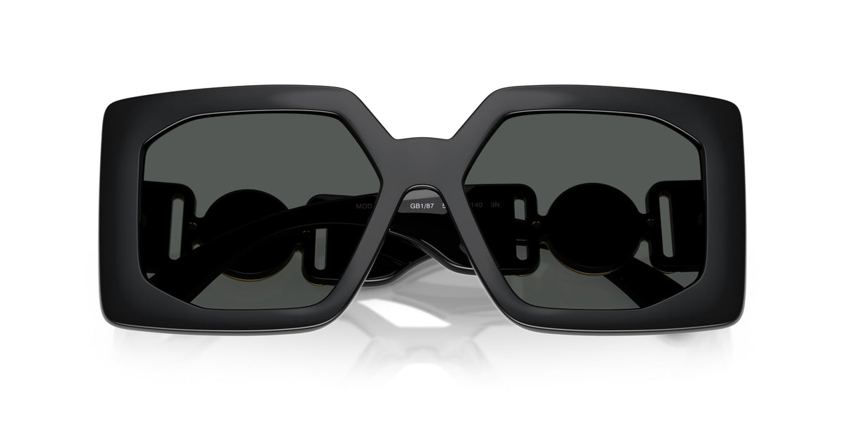 Versace Sunglasses VE4478U GB187 55mm Black / Dark Grey Lens