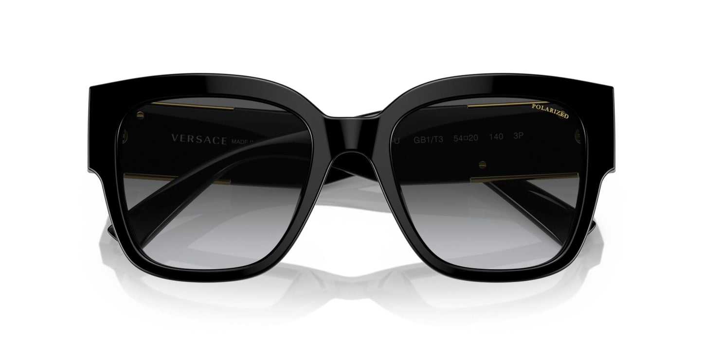 Versace Sunglasses VE4437U GB1T3 54mm Black / Polar Grey Gradient Lens