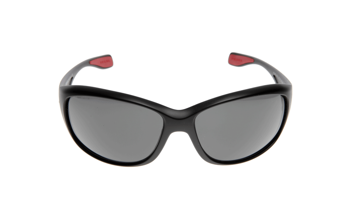 Prada Sport Sunglasses PS06MS 1BO1A1 67mm Matte Black / Dark Grey Lens