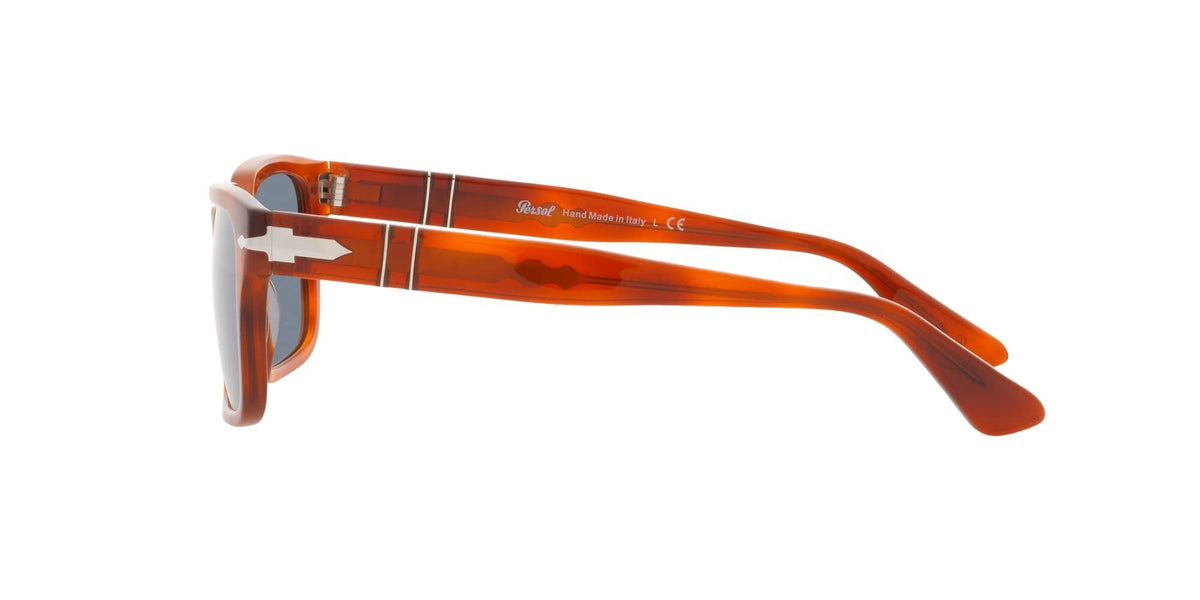 Persol Sunglasses PO3272S 9656 55mm Terra Di Siena / Light Blue Lens