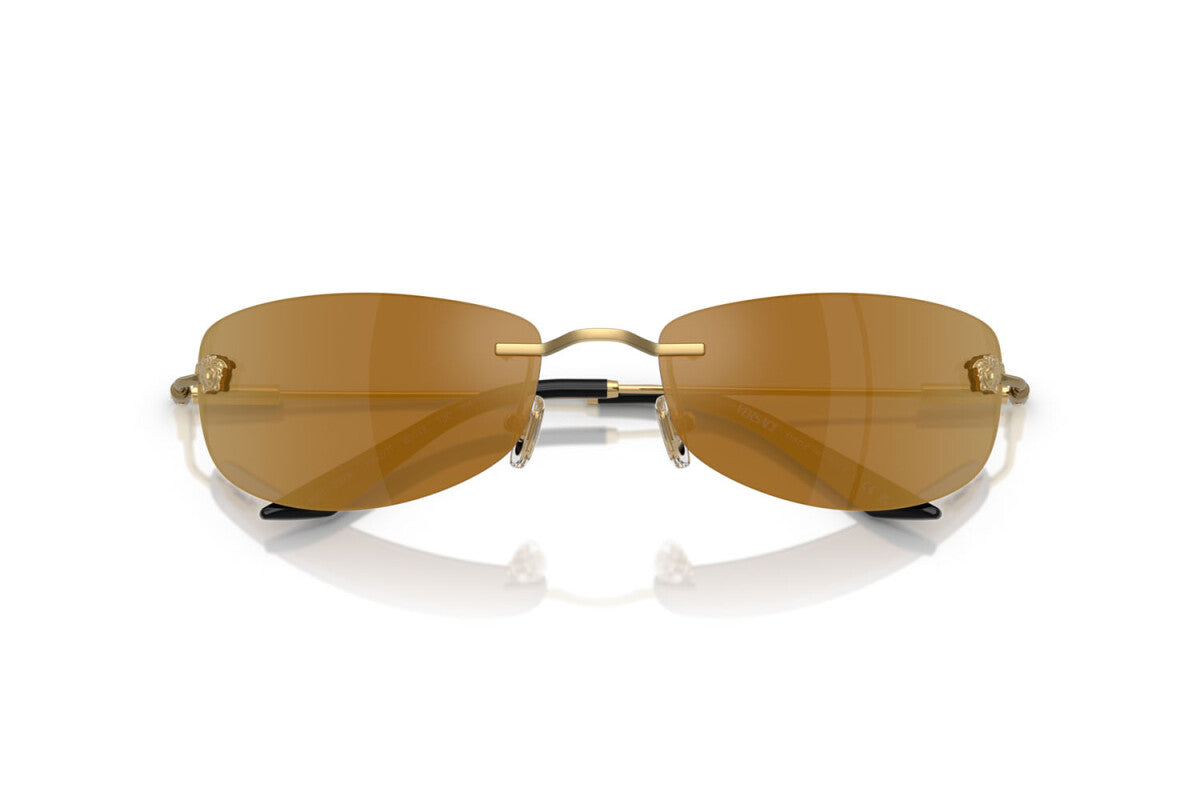 Versace Sunglasses VE2279 10027I 60mm Gold / Bronze Mirror Gold Lens