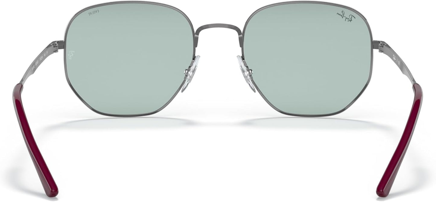 Ray-Ban RB3682 9926Q5 Sunglasses 51mm Gunmetal / Light Blue Photochromic Lens