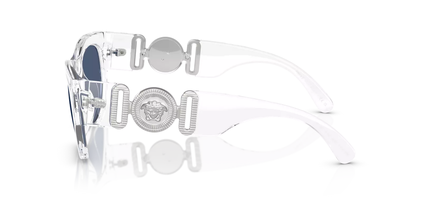 Versace Sunglasses VE4479U 14880 52mm Crystal / Blue Lens