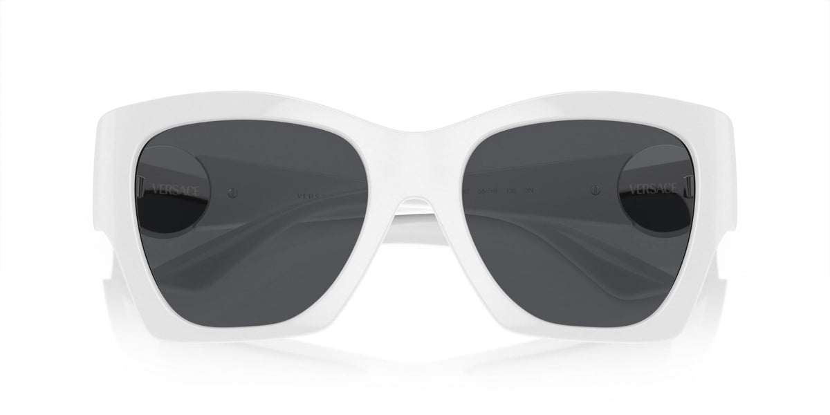 Versace Sunglasses VE4452 31487 55mm White / Dark Grey Lens