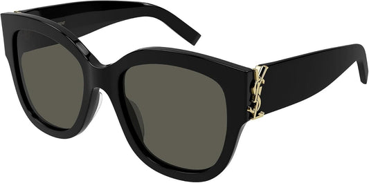 Saint Laurent Sunglasses SL M95F 001 56mm Black / Grey Lens