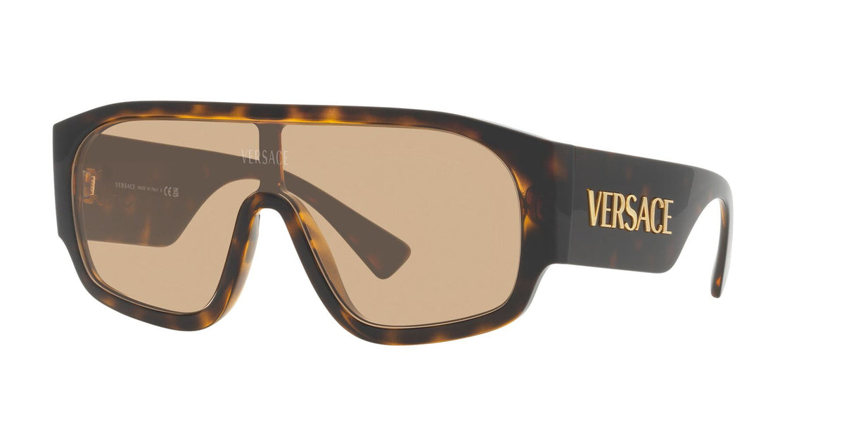 Versace Sunglasses VE4439 10873 33mm Havana / Light Brown Lens