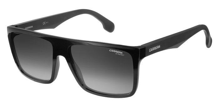 Carrera 5039/S 807/9O Sunglasses 58mm Black / Dark Grey Gradient Lens