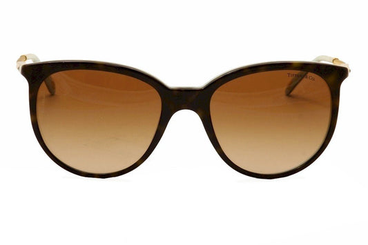 Tiffany & Co Sunglasses TF4087B 81343B 55mm Havana Azure / Brown Gradient Lens
