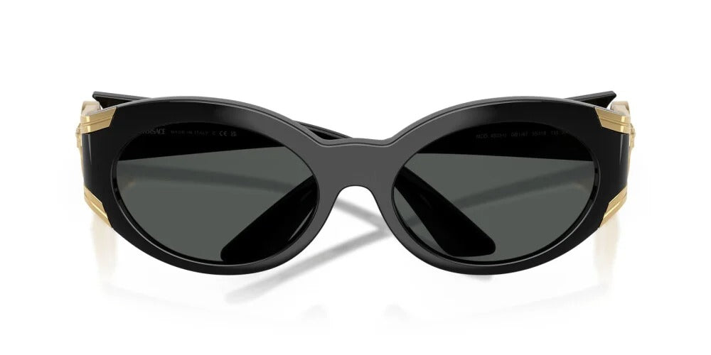 Versace Sunglasses VE4503U GB1/87 55mm Black / Dark Grey Lens