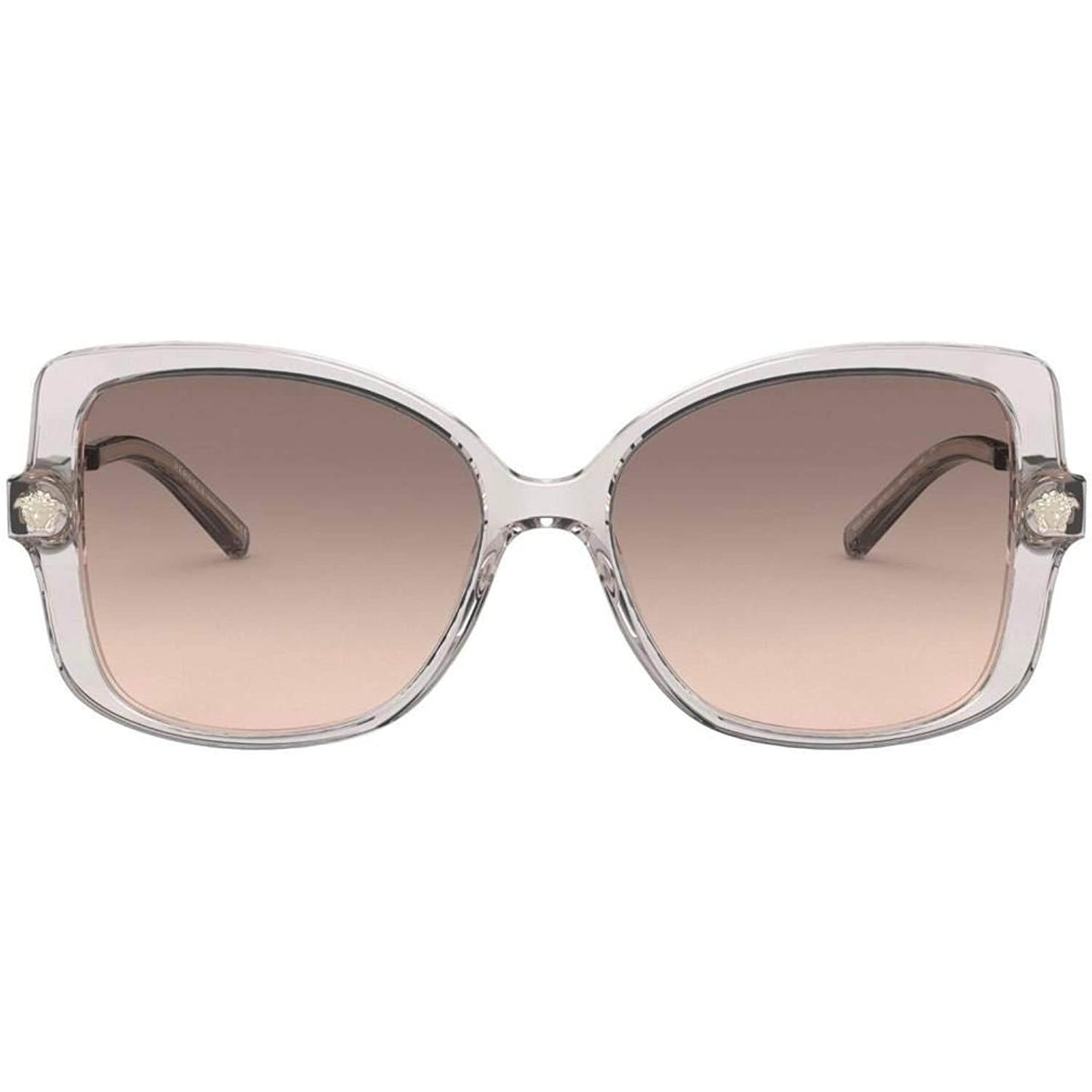 Versace Sunglasses VE4390 527013 56mm Beige Transparent / Light Brown Gradient Light Grey Lens