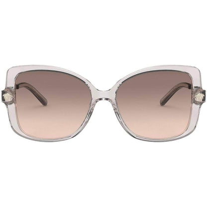Versace Sunglasses VE4390 527013 56mm Beige Transparent / Light Brown Gradient Light Grey Lens