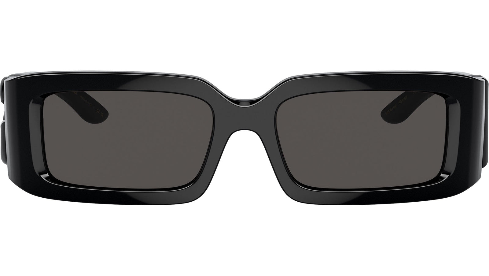 Dolce & Gabbana Sunglasses DG6197 50187 53mm Black / Dark Grey Lens