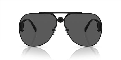 Versace Sunglasses VE2255 126187 63mm Matte Black / Dark Grey Lens