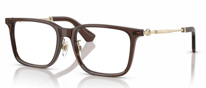 Burberry BE2426D 4116 Square Eyeglasses 54mm Brown / Clear Demo Lens