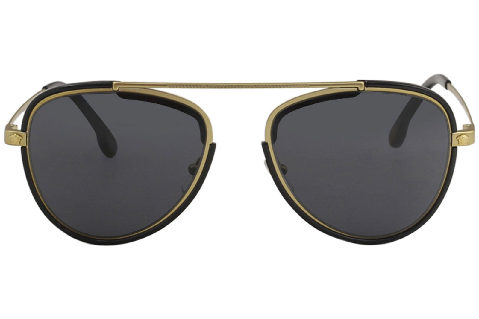 VERSACE Sunglasses VE2193 1428/87 56mm Tribute Gold-Black / Grey Lens