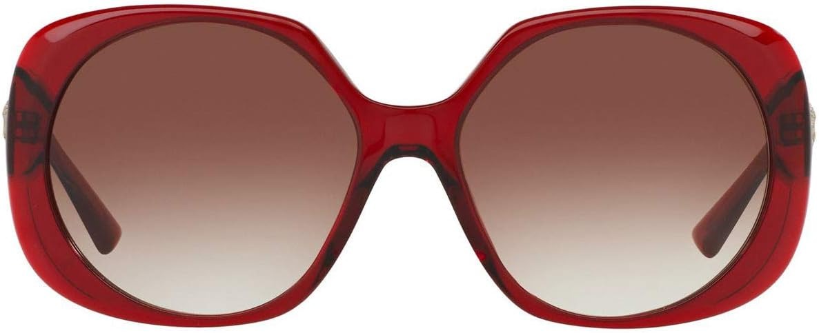 Versace VE4331 388/13 Sunglasses Transparent Red / Brown Gradient Lens