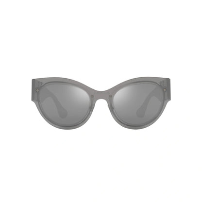 Versace Sunglasses VE2234 10016G 53mm Transparent Silver / Silver Mirror Lens
