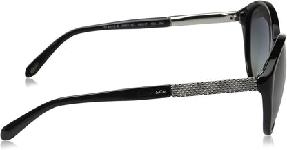 Tiffany & Co VINTAGE Sunglasses TF4073B 80013C 56mm Black / Grey Gradient Lens