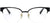 Versace Eyeglasses VE1265 1433 53mm Black Gold / Demo Lens