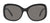Prada Sunglasses PR04ZS 1AB5Z1 57mm Black / Polarized Dark Grey Lens