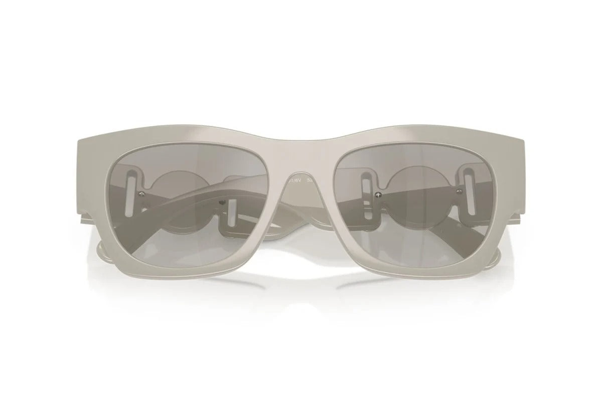 Versace VE4479U 55016V Square Sunglasses 52mm Grey / Grey Mirror Gradient Lens