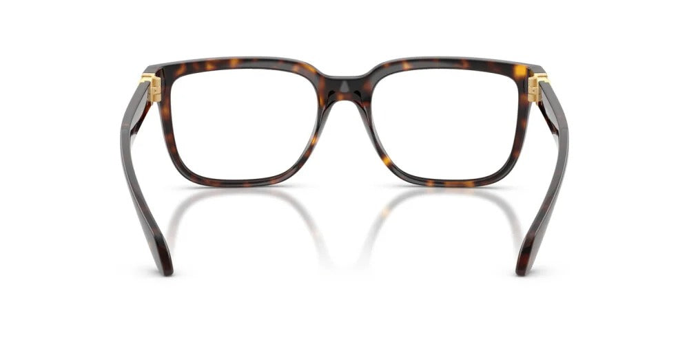 Versace VE3377U 108 Eyeglasses 53mm Havana / Clear Demo Lens