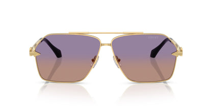 Versace Sunglasses VE2284 1002EL 63mm Gold / Orange Violet Gradient Lens