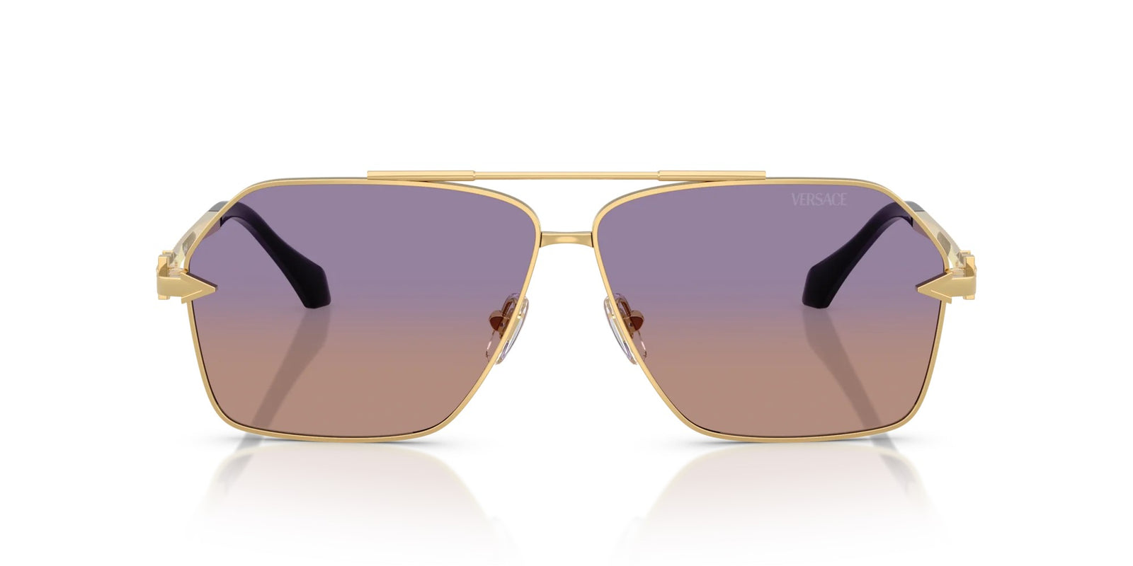 Versace Sunglasses VE2284 1002EL 63mm Gold / Orange Violet Gradient Lens