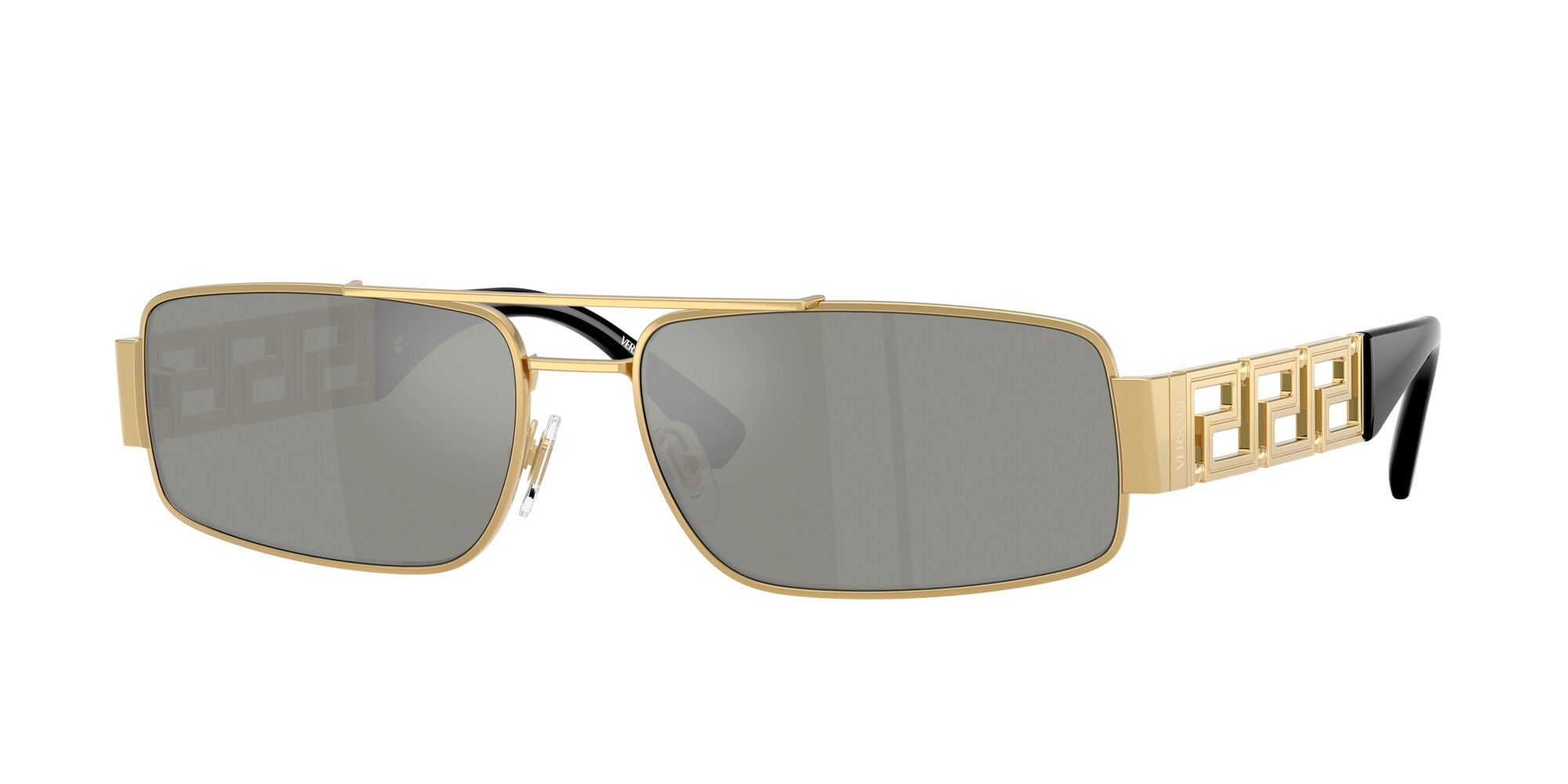 Versace Sunglasses VE2257 100230 60mm Gold / Green Mirror Silver Lens