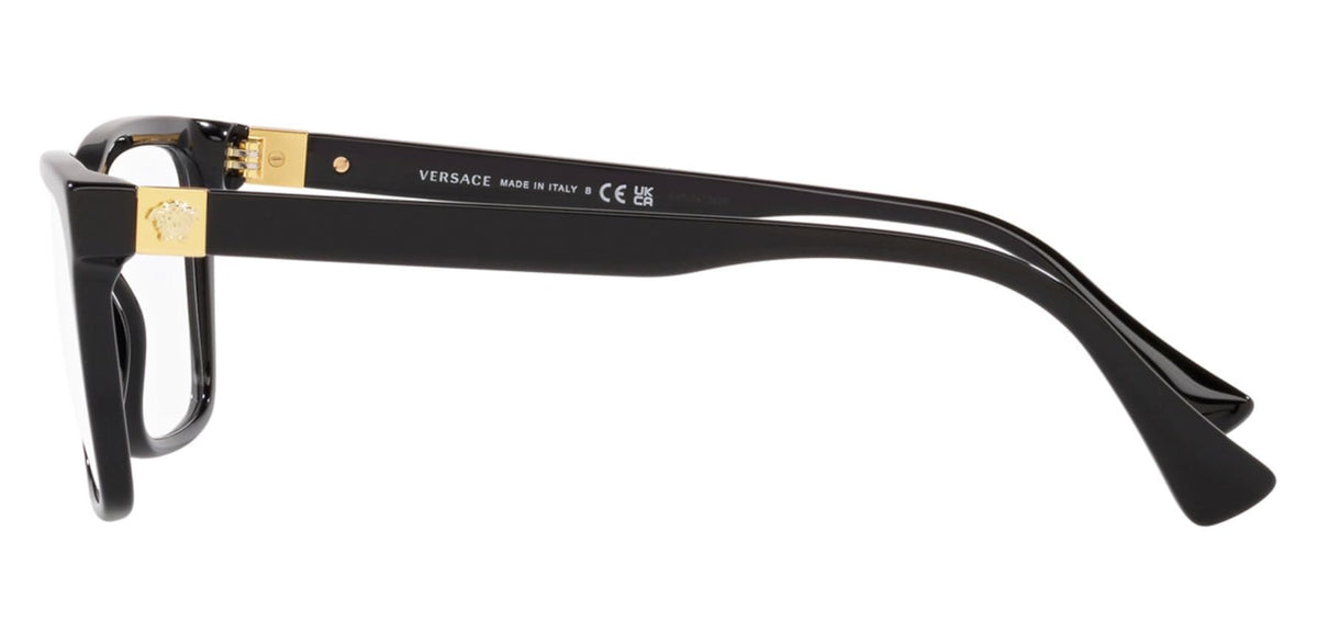 Versace Eyeglasses VE3328 GB1 56mm Black / Demo Lens