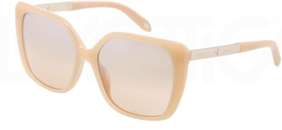 Tiffany &amp; Co Sunglasses TF4074B 8150/3D 56mm Beige / Silver Miirror Lens