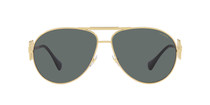 Versace Sunglasses VE2249 100281 65mm Gold / Polar Grey Lens