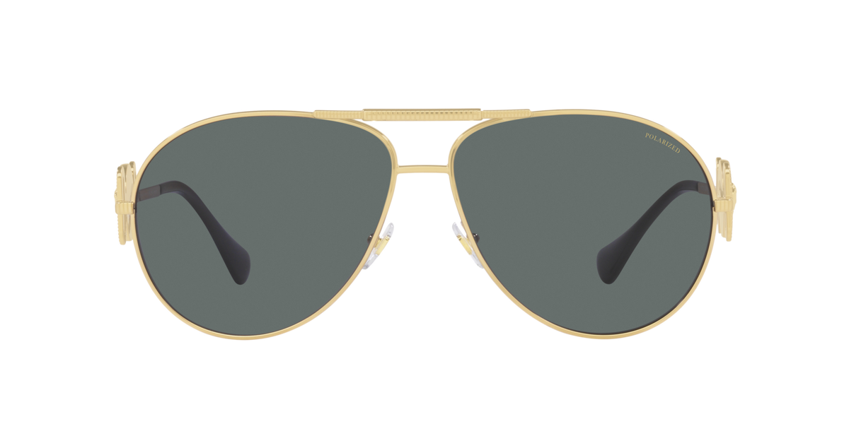 Versace Sunglasses VE2249 100281 65mm Gold / Polar Grey Lens