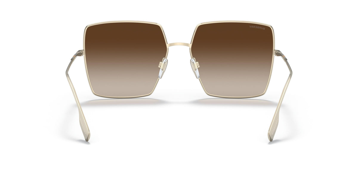 Burberry Daphne Sunglasses BE3133 110913 58mm Light Gold / Brown Gradient Lens