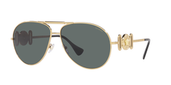 Versace Sunglasses VE2249 100281 65mm Gold / Polar Grey Lens
