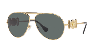 Versace Sunglasses VE2249 100281 65mm Gold / Polar Grey Lens