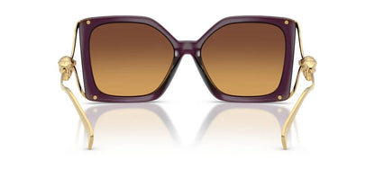 Versace Sunglasses VE4502U 5536T5 58mm Opal Purple / Yellow Gradient Brown Lens