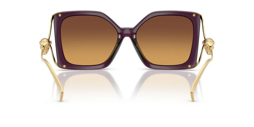 Versace Sunglasses VE4502U 5536T5 58mm Opal Purple / Yellow Gradient Brown Lens