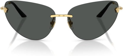 Versace Sunglasses VE2281 100287 64mm Gold / Dark Grey Lens