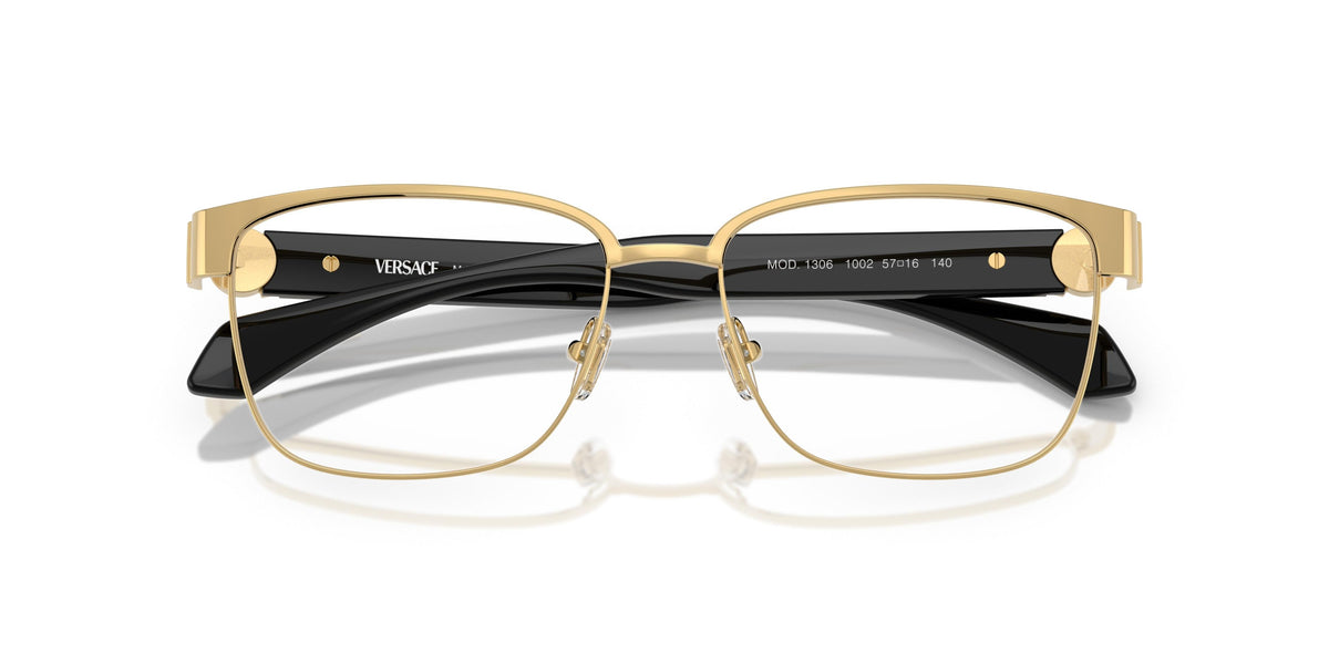 Versace Eyeglasses VE1306 1002 55mm Gold / Demo Lens